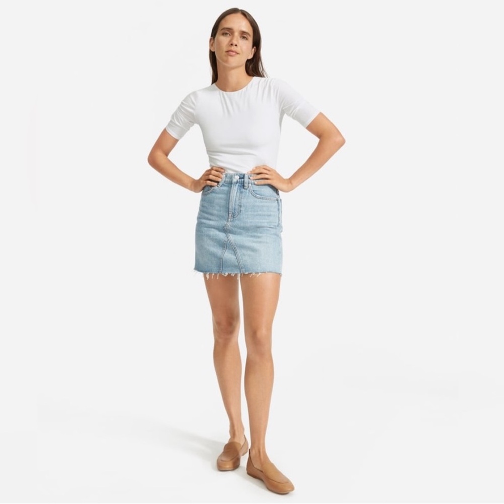 NWT Everlane Crewneck Bodysuit L